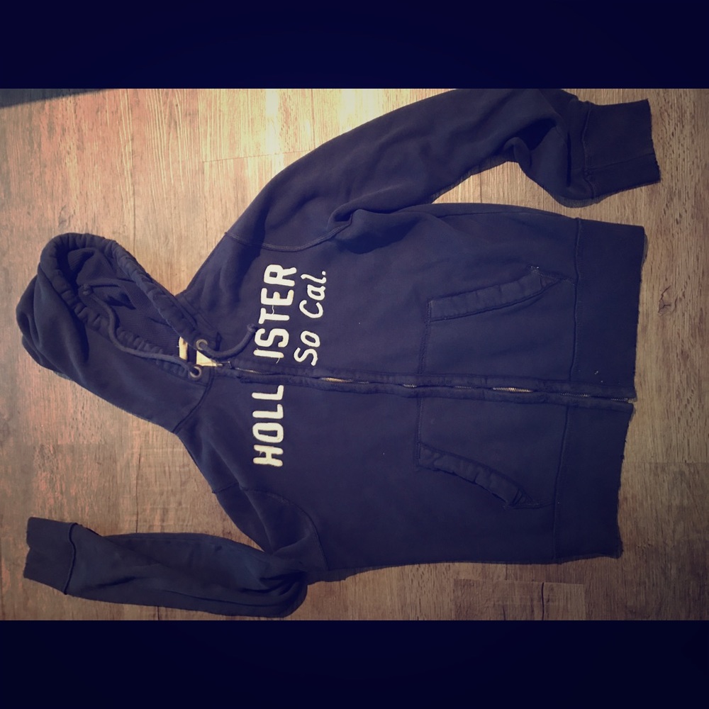 Hollister zip up hoodie men's