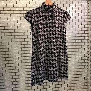 Houndstooth Cotton Dress