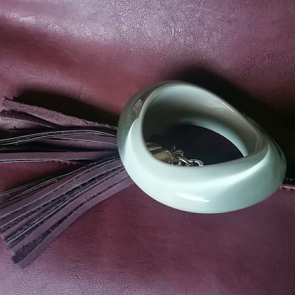 Gray w/ Clear overlay Bangle Braclet