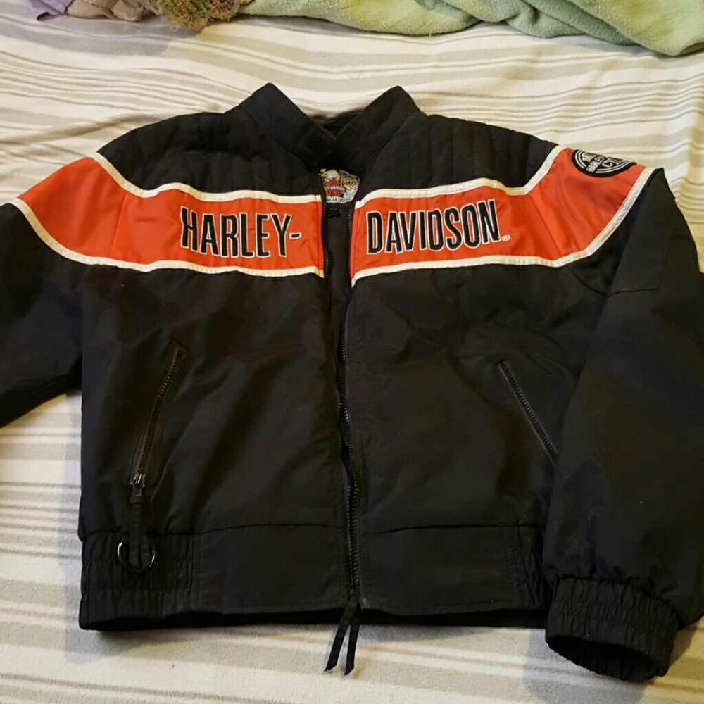 Women's Harley Davidson jacket.