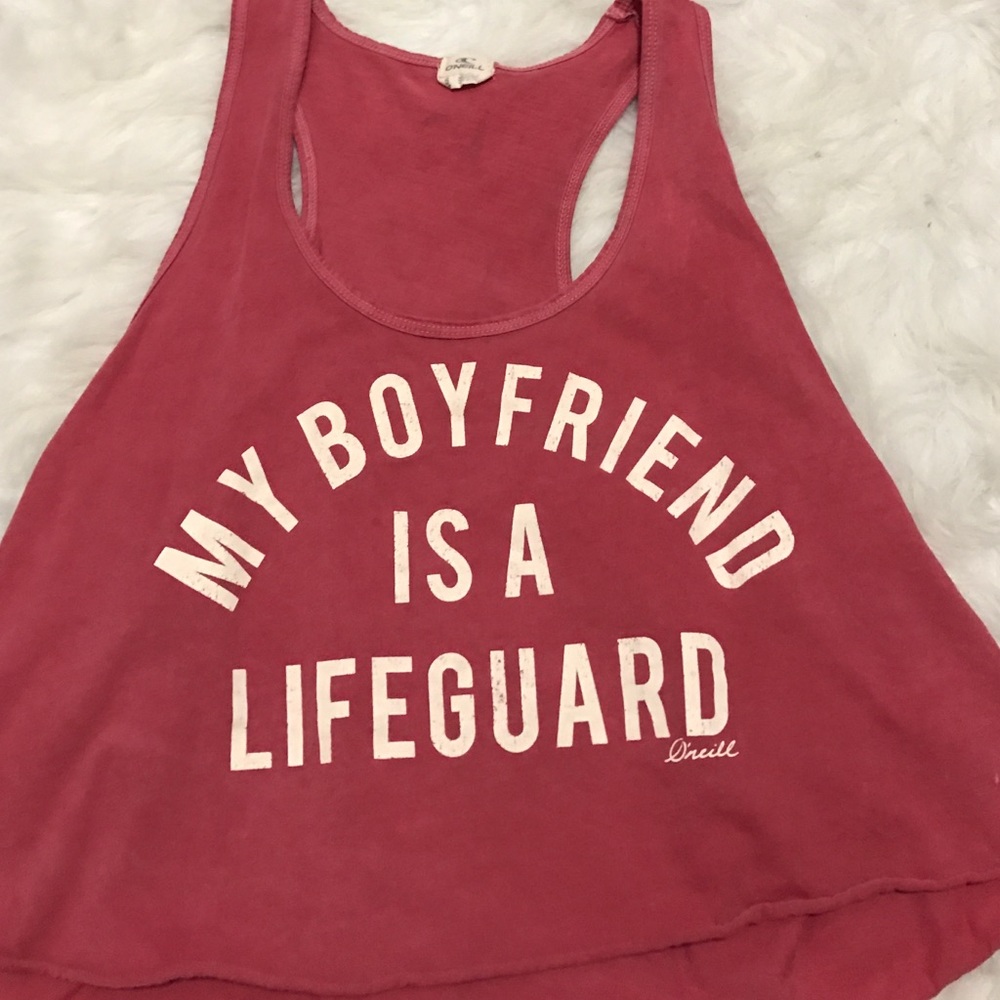 O'Neil Crop Top My Boyfriend Is a Lifeguard