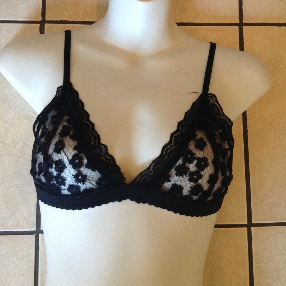 Sexy sheer lace bralette