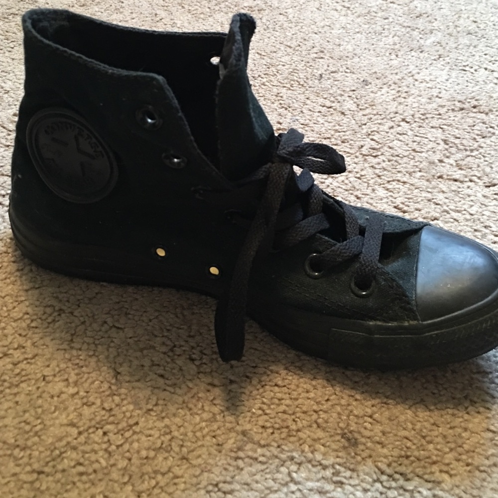 All black converse
