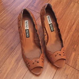 XOXO Open Toe Shoes