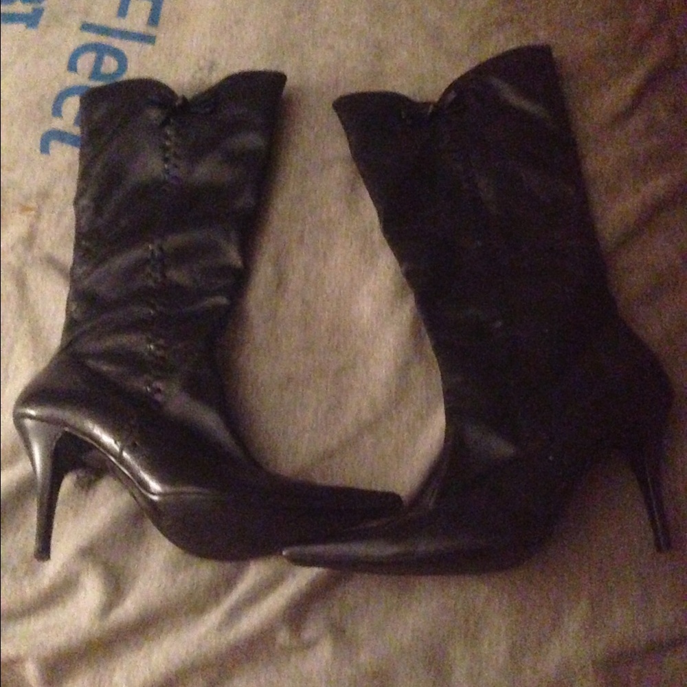 Jessica Simpson high heeled boots STUNNING SZ 7.5