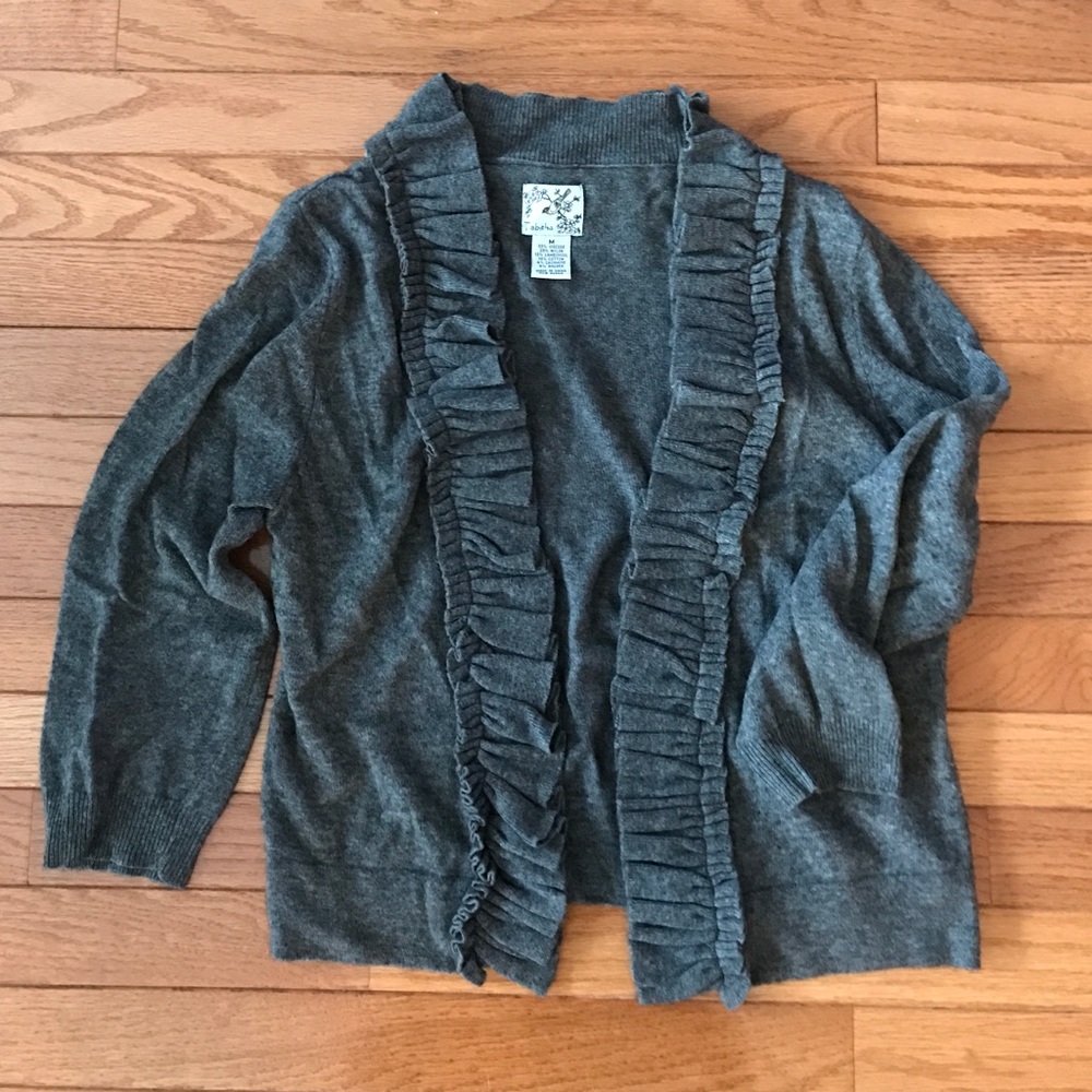 Anthropologie Grey Cardigan
