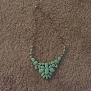 Blue chunky necklace