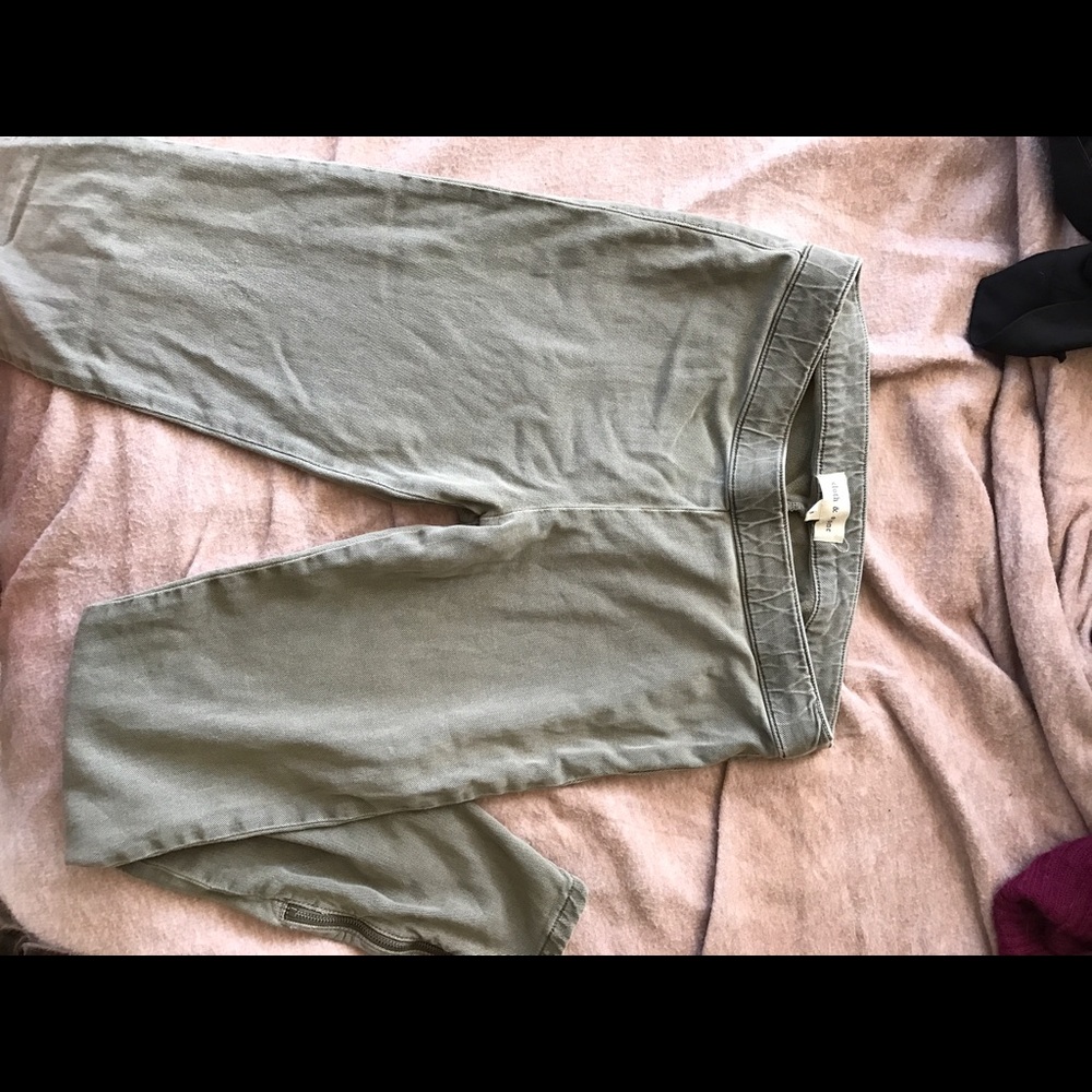 CLOTH & STONE ZIP DETAIL JEGGING Sz M