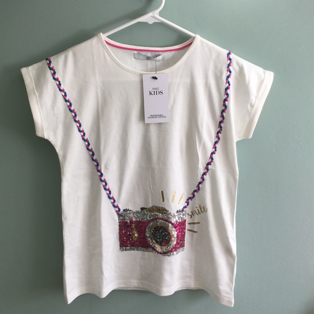 Marks and Spencer sequin t-shirt, 11-12 years