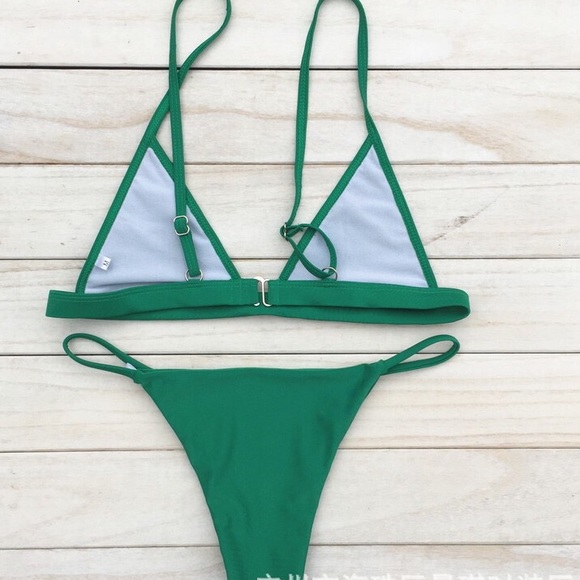 SW 228 Green bikini set - Picture 2 of 2
