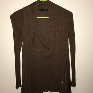 Lightweight brown cardigan!