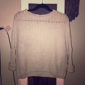 Knit crop sweater