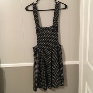POLKA DOT PINAFORE DRESS