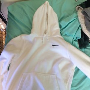 White nike hoodie
