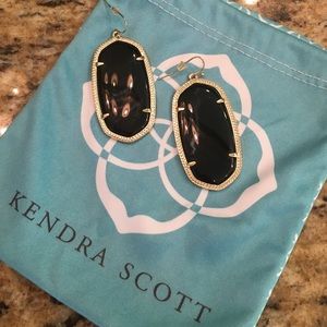 Kendra Scott Black Danielle Earrings