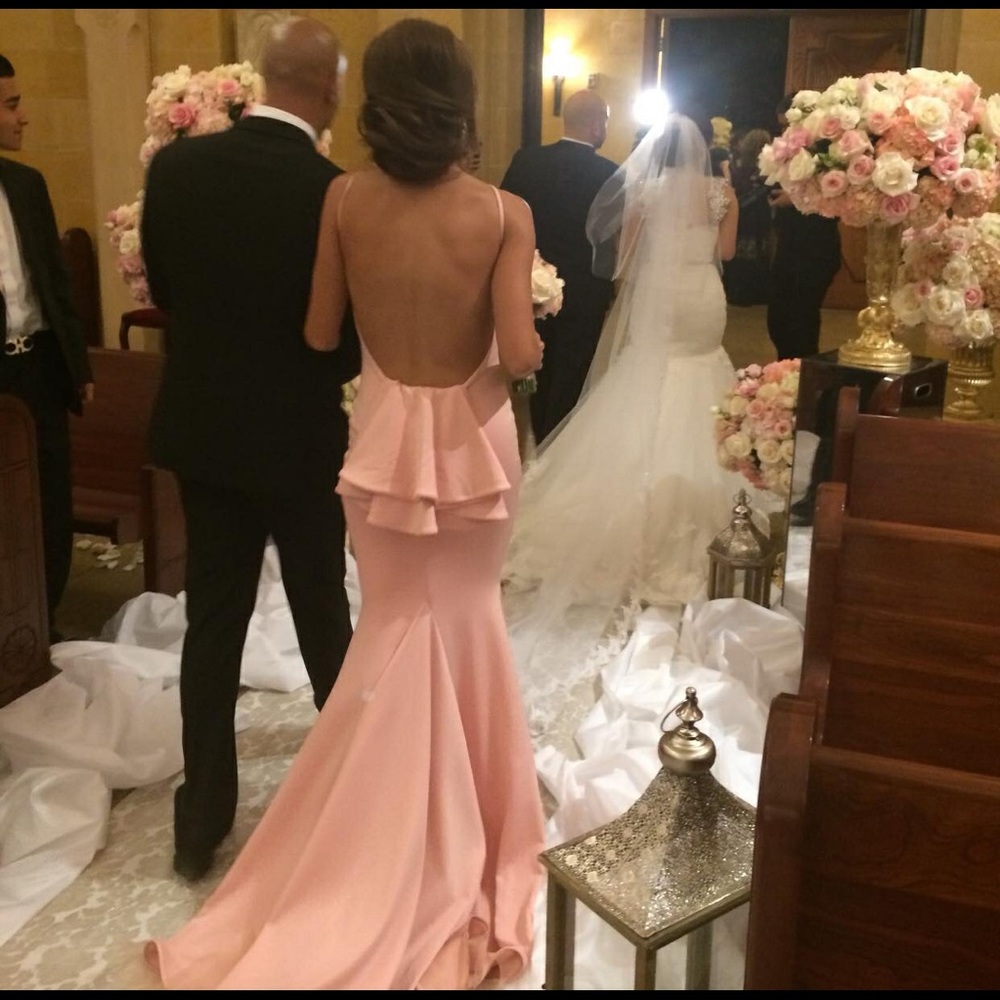 Authentic custom made Michael Costello dress