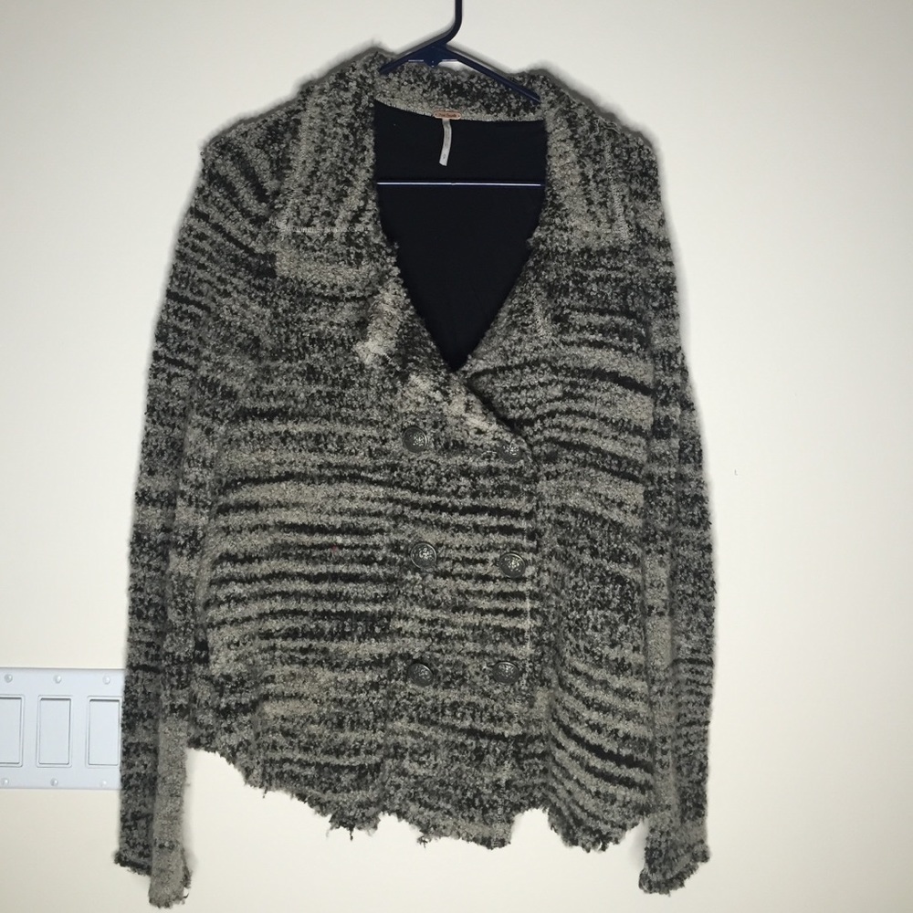 free people sweater jacket