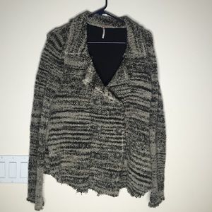free people sweater jacket