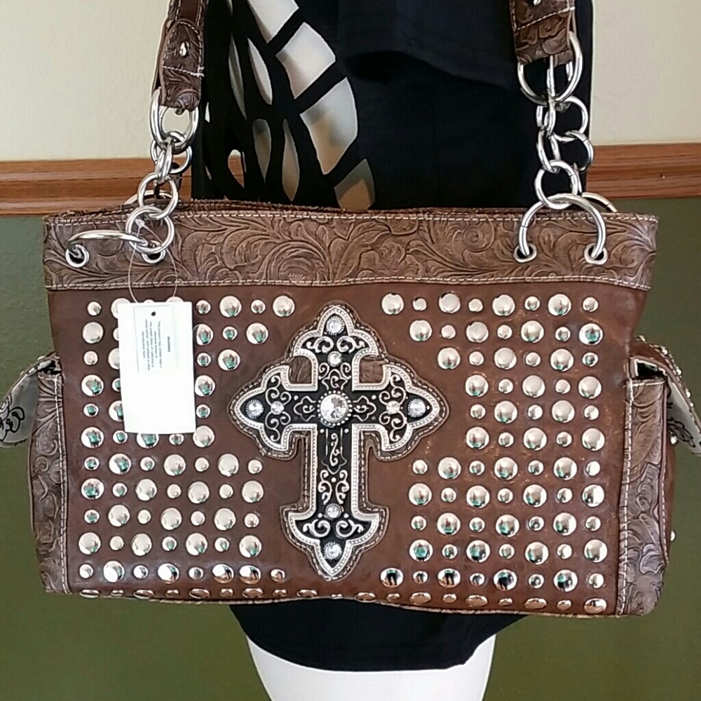 Montana West Studded Handbag