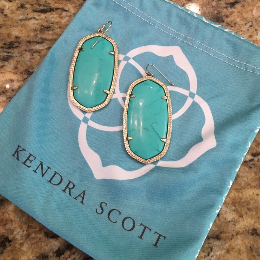 Kendra Scott Turquoise Danielle Earrings