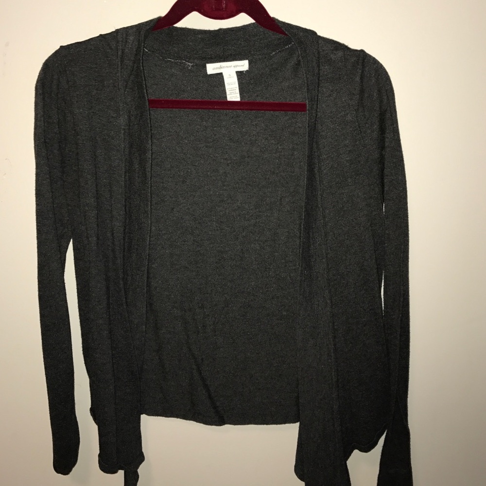 Dark grey light-weight cardigan