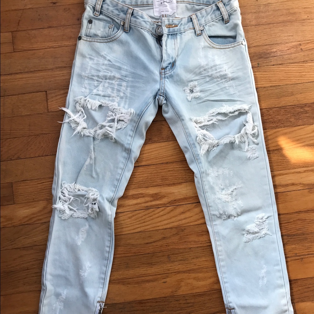 One teaspoon Trashed freebirds. Fit true to size.