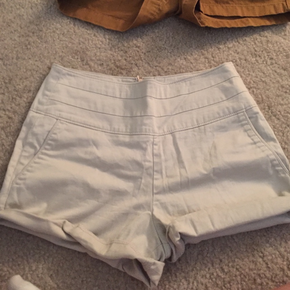 High waisted shorts