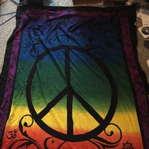 peace sign tapestry