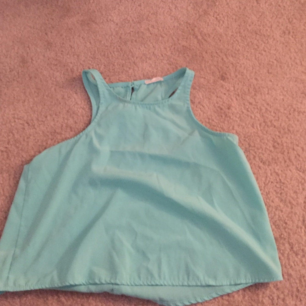 Turquoise shirt