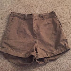 High waisted shorts