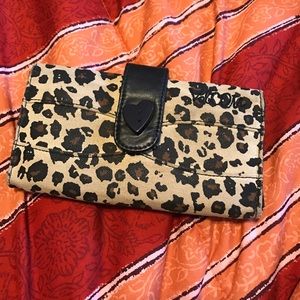 Cheetah print wallet