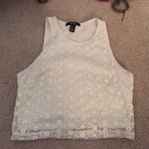 Floral white crop