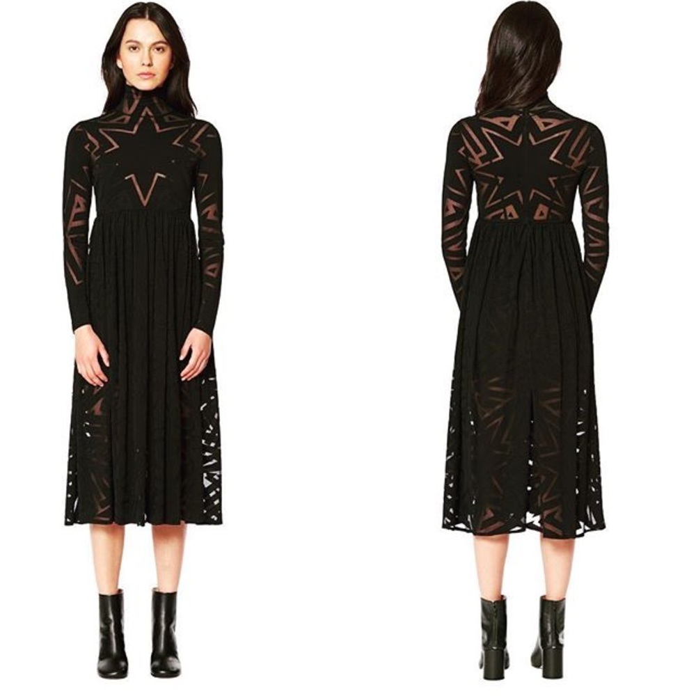 Mara Hoffman burn out midi dress