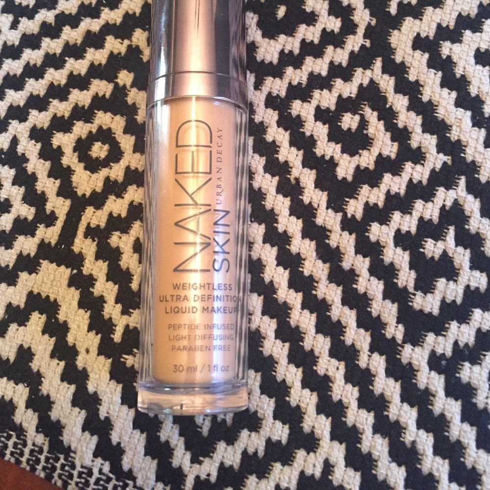 Naked weightless ultra liquid foundation.