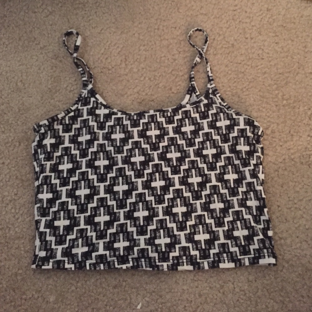black white crop