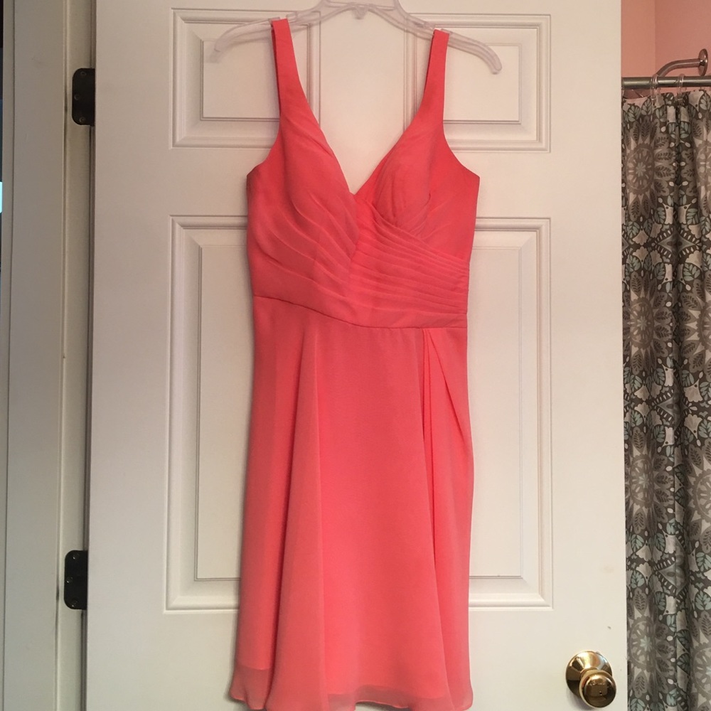 Mid length bridesmaids dress worn once!