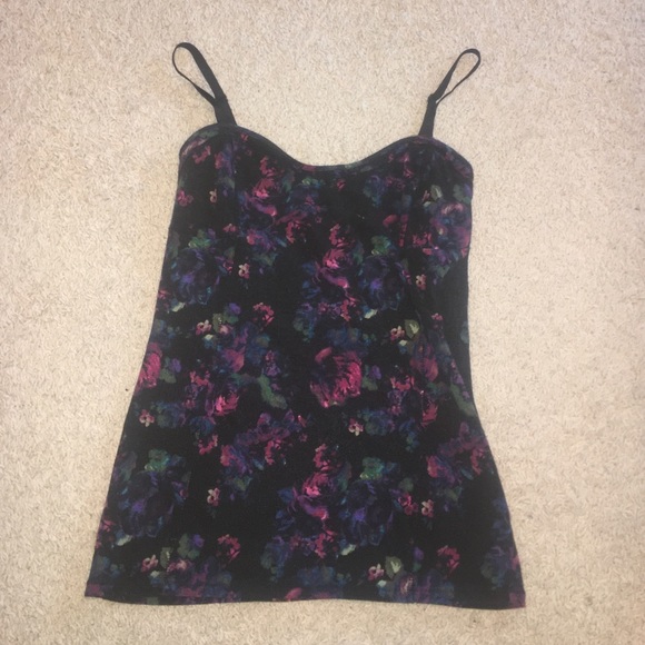 Banded Floral Camisole - Picture 1 of 3
