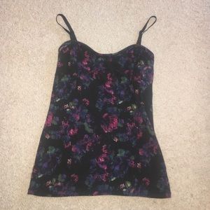 Banded Floral Camisole