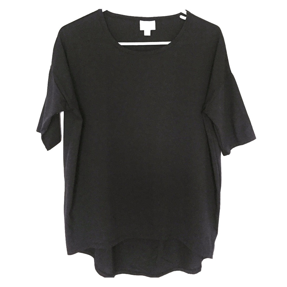 Black xxs LuLaRoe Irma tunic