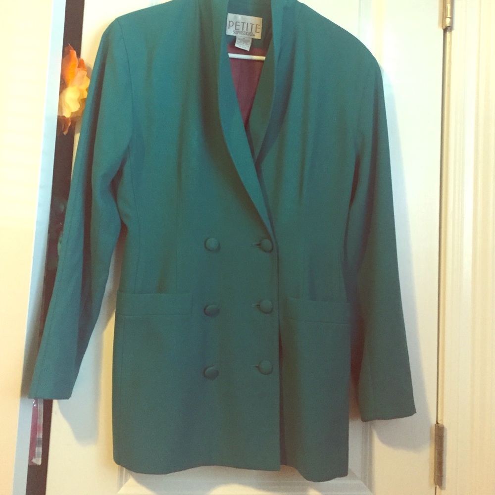 Turquoise blazer