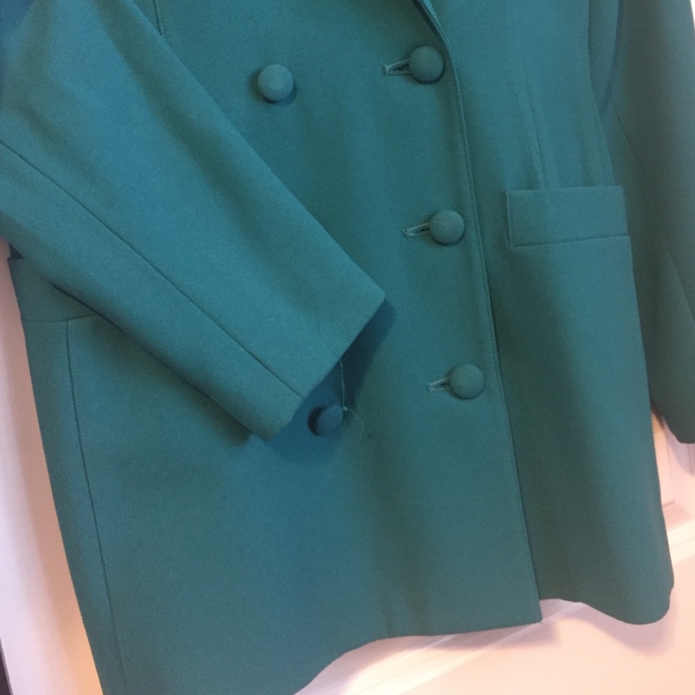 Turquoise blazer - Picture 2 of 2