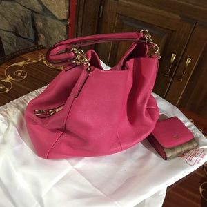 Coach handbag with matching wallet