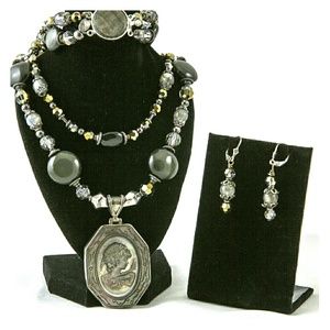 Necklace and Earrings