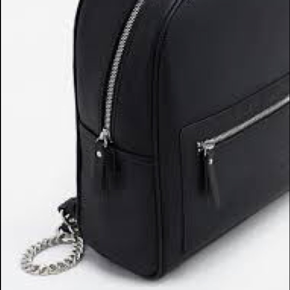 Mango Zip Pebbled backpack - Picture 2 of 2