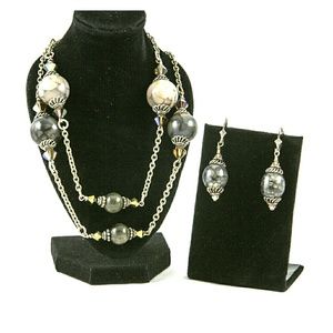 Necklace and Earrings