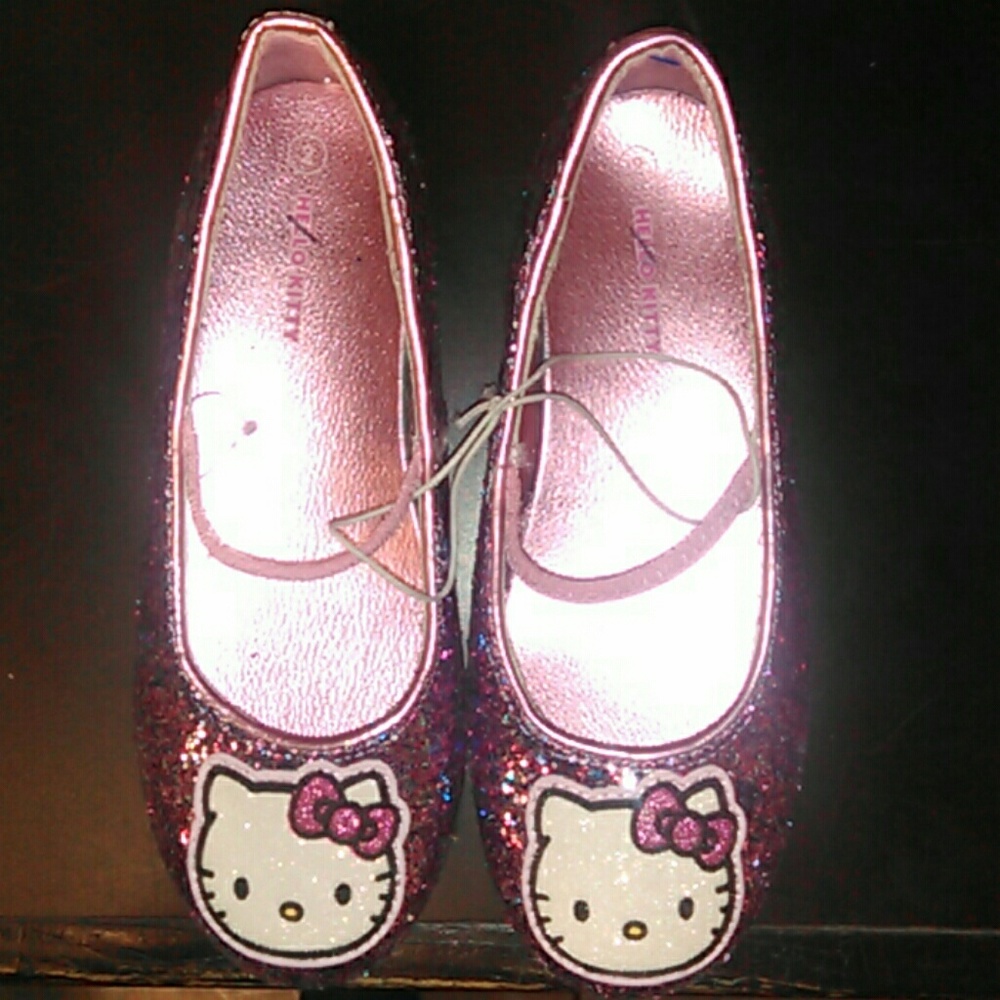 HELLO KITTY GLITTER FLATS