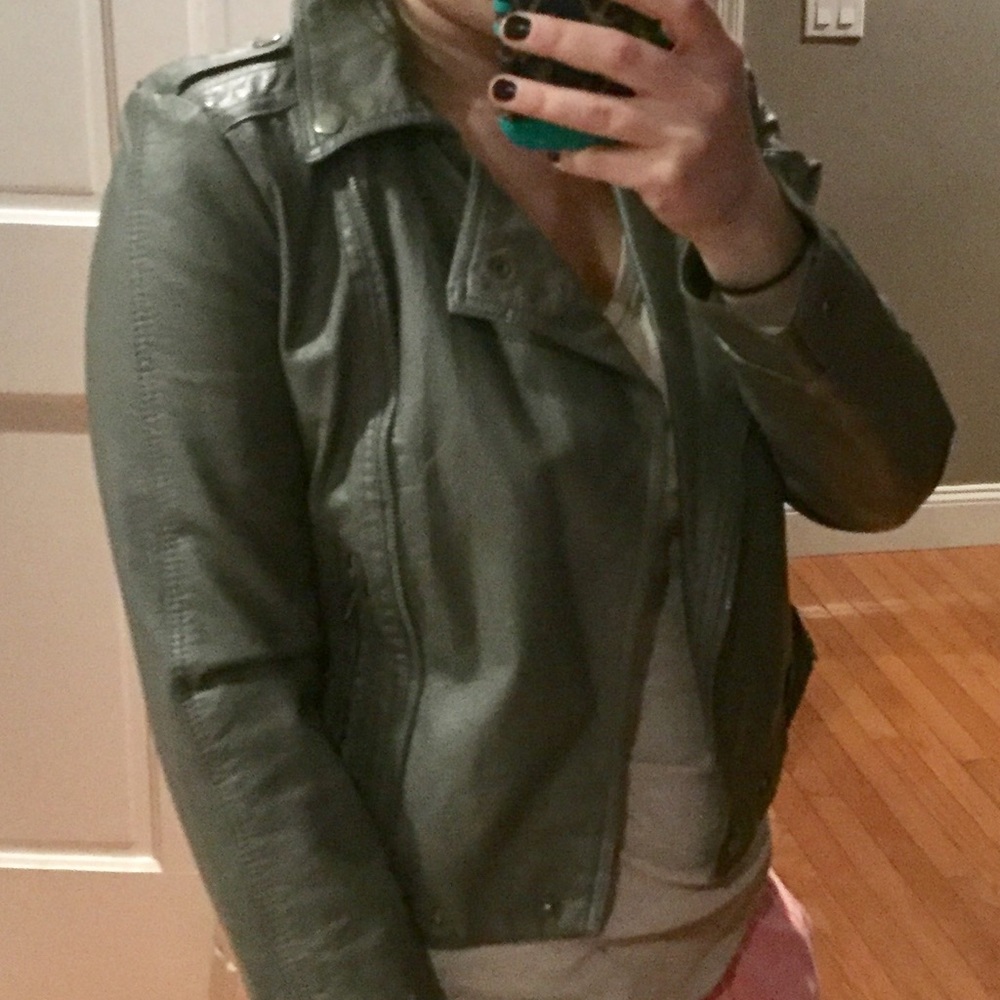 Faux Leather Jacket