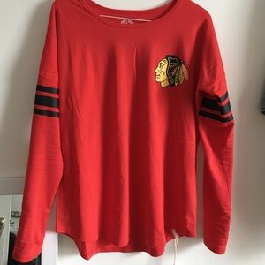 Blackhawks 47 brand with gameday tag long sleeve