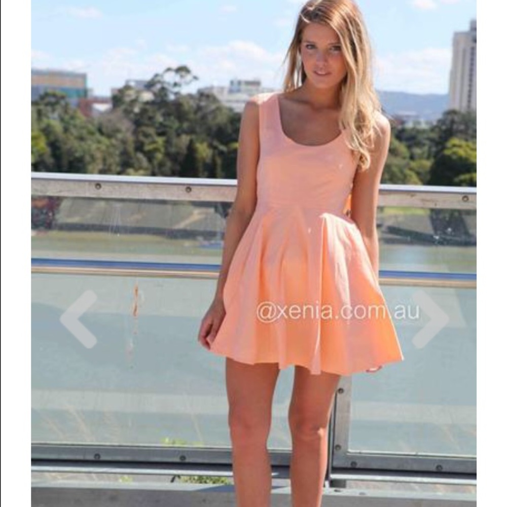 Xenia tie bow dress