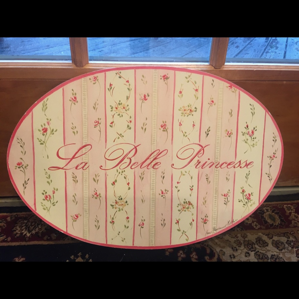 Princess Wall Plaque